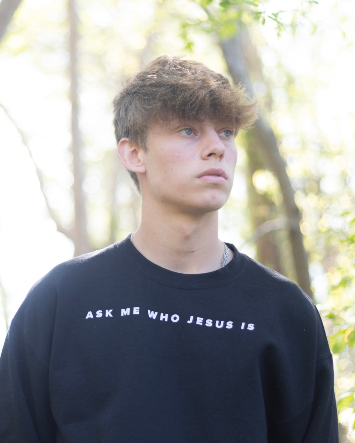 Ask Me Who Jesus Is PULLOVER